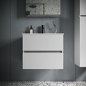 Тумба с раковиной Sancos Urban UR60W белый глянец для ванной в интернет-магазине Sanbest
