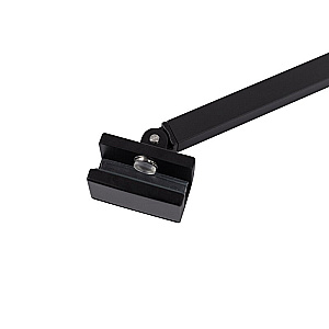 Шторка для ванны Cezares LIBERTA 80 V-1-TB-80/155-C-NERO стекло прозрачное/профиль черный матовый купить в интернет-магазине Sanbest