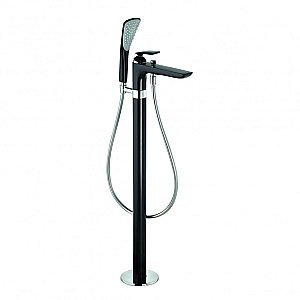 Смеситель для ванны Kludi Balance 525908775 черный купить в интернет-магазине сантехники Sanbest