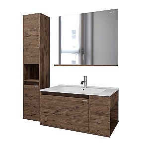 Тумба с раковиной подвесная Grossman ТЕНЗА 85 Веллингтон для ванной в интернет-магазине Sanbest