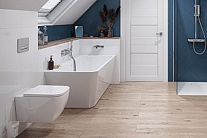 Унитаз подвесной Excellent Ness CENL.3509.500.WH безободковый, с крышкой микролифт купить в интернет-магазине Sanbest