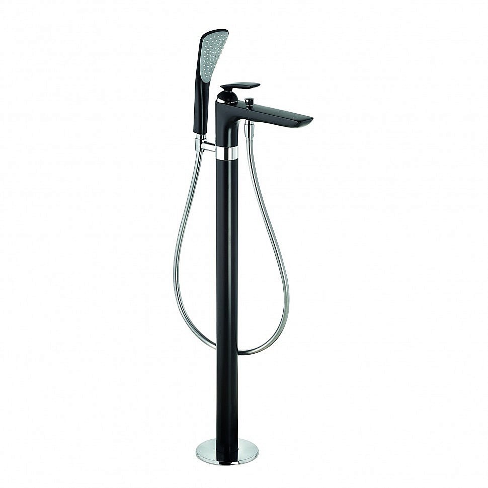 Смеситель для ванны Kludi Balance 525908775 черный купить в интернет-магазине сантехники Sanbest