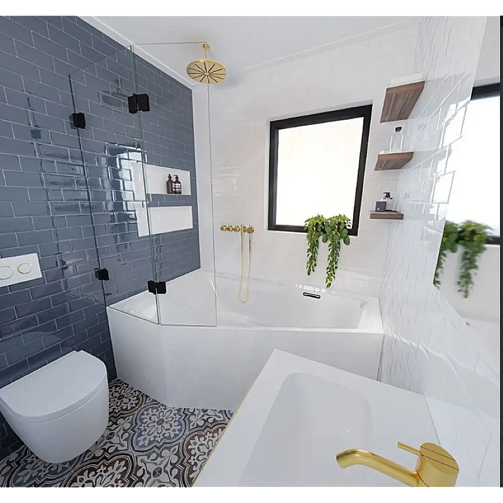 Акриловая ванна Riho Rething Space Fall 170x90 белая купить в интернет-магазине Sanbest