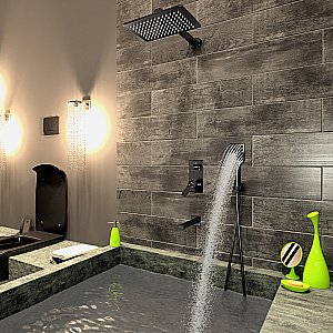 Душевая система Elghansa 54Q0743-Black(Set-15-New) черная купить в интернет-магазине сантехники Sanbest