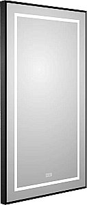 Зеркало BelBagno Kraft SPC-KRAFT-500-900-LED-TCH-WARM-NERO черный в ванную от интернет-магазине сантехники Sanbest