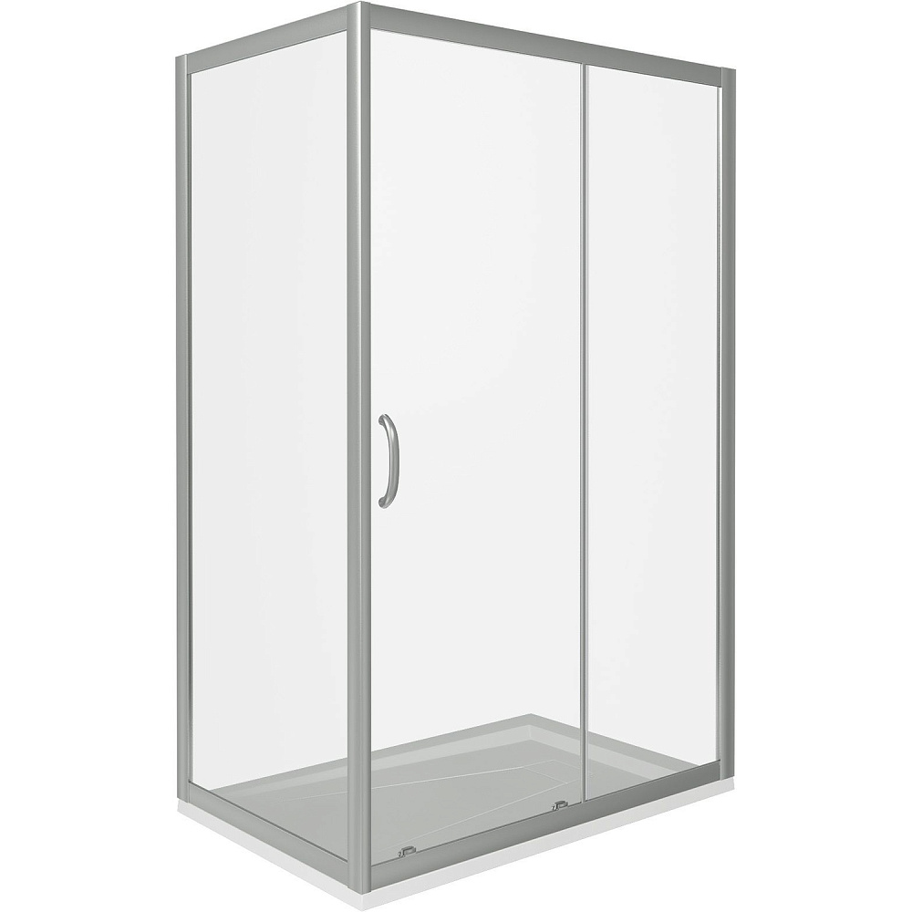Душевой уголок Good Door Infinity WTW+SP 110х70 стекло прозрачное/профиль хром купить в интернет-магазине Sanbest