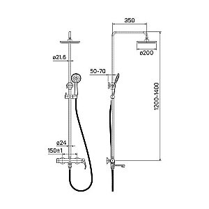 Душевая система IDDIS Joker JOKSB1Fi06 купить в интернет-магазине сантехники Sanbest