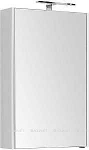 Зеркальный шкаф Aquanet Августа 58 белый купить в интернет-магазине сантехники Sanbest