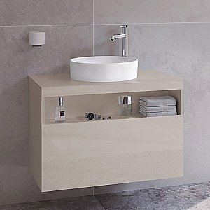 Тумба с раковиной KEUCO STAGELINE 32865180100 80 кашемир для ванной в интернет-магазине Sanbest