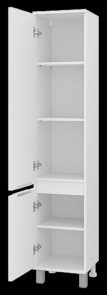 Пенал универсальный Misty ENFIDA 35 белый для ванной в интернет-магазине сантехники Sanbest