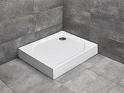 Душевой поддон прямоугольный со съемной панелью Radaway Delos D 80х75 правый купить в интернет-магазине сантехники Sanbest