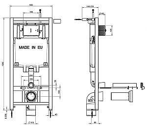 Унитаз подвесной Jacob Delafon STRUKTURA E21747RU-00 безободковый, с крышкой микролифт, с инсталляцией и белой кнопкой купить в интернет-магазине Sanbest