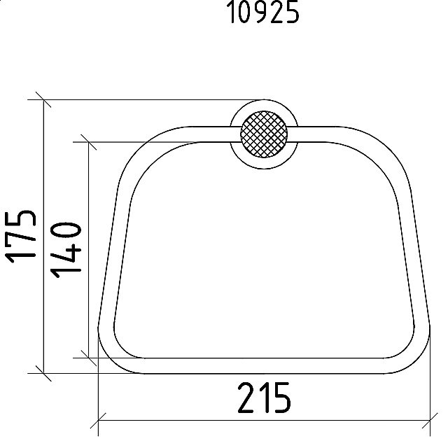 Полотенцедержатель Boheme Royal Cristal 10925-G золото/Swarovski купить в интернет-магазине сантехники Sanbest