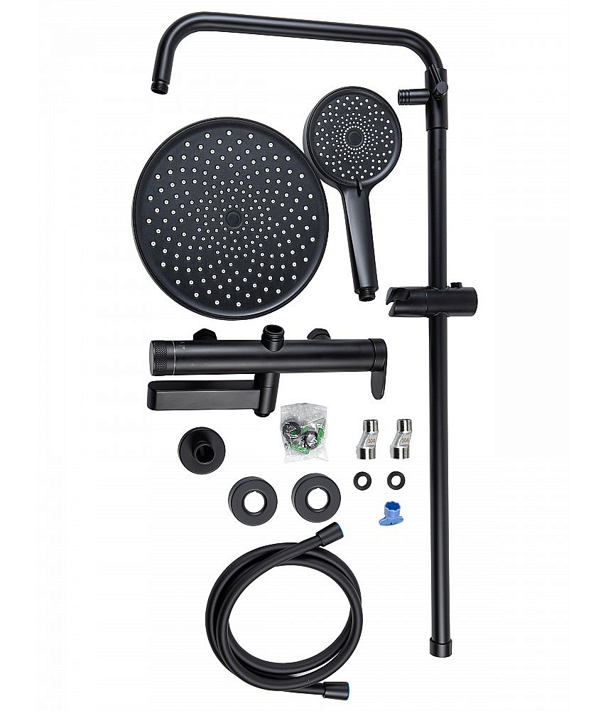 Душевая система Agger Sweet A2793344 черный матовый купить в интернет-магазине сантехники Sanbest