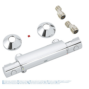 Смеситель для душа Grohe Grohtherm 800 34558000 хром купить в интернет-магазине сантехники Sanbest