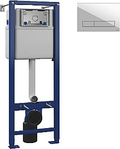 Инсталляция для унитаза Cersanit VECTOR 40 с кнопкой BLICK белая купить в интернет-магазине сантехники Sanbest
