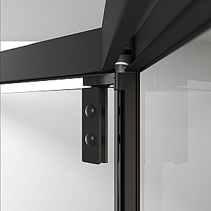 Душевой уголок Vincea SHOW VSP1-4SH100CLB 100x100 стекло прозрачное/профиль черный купить в интернет-магазине Sanbest