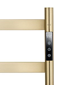 Полотенцесушитель электрический напольный WONZON & WOGHAND ESSEN, Брашированное золото (WW-A407-BG) купить в интернет-магазине сантехники Sanbest