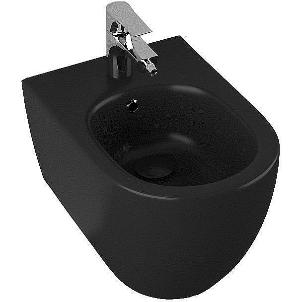 Биде подвесное ISVEA Infinity 10NF41001SV-2N черный матовый купить в интернет-магазине Sanbest