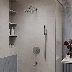 Душевая система Vincea Villa VSFW-1VL3BN брашированный никель купить в интернет-магазине сантехники Sanbest