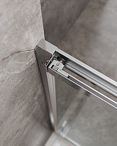 Душевая дверь Cezares MOLVENO-BF-3-90-C-Cr-IV хром купить в интернет-магазине Sanbest