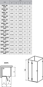 Душевой уголок Ravak Brilliant BSDPS 80x80 купить в интернет-магазине Sanbest