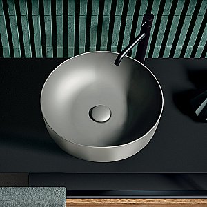 Раковина накладная Kerasan Nolita 40 534489 Ferro matt купить в интернет-магазине Sanbest