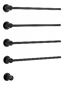 Полотенцесушитель электрический встраиваемый WONZON & WOGHAND DORTMUND, Черный матовый (WW-A364-MB) купить в интернет-магазине сантехники Sanbest