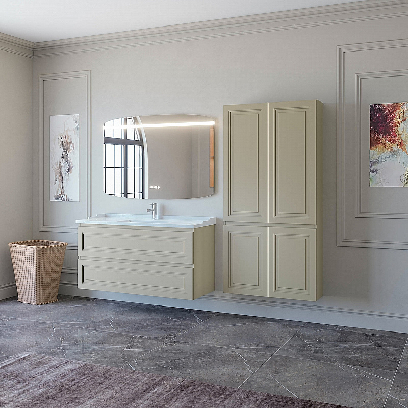 Пенал Caprigo Wales 36051 цвет на выбор для ванной в интернет-магазине сантехники Sanbest