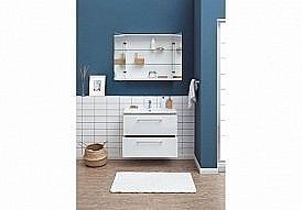 Тумба с раковиной Dreja Gio 60 белый для ванной в интернет-магазине Sanbest