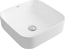 Раковина накладная Aquanet City-1 39 211280 белая купить в интернет-магазине Sanbest