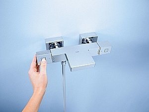 Термостат для ванны Grohe Grohtherm Cube 34497000 купить в интернет-магазине сантехники Sanbest