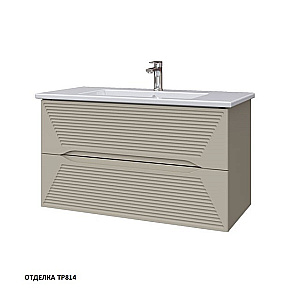 Тумба с раковиной Caprigo Modo-Terza 100 с интегрированной ручкой, цвет на выбор для ванной в интернет-магазине Sanbest