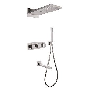 Душевая система Abber Daheim AF8253SP сатин купить в интернет-магазине сантехники Sanbest