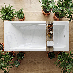 Ванна Delice Respect DLR330046-G 170х80 белая купить в интернет-магазине Sanbest