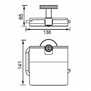 Держатель туалетной бумаги Aquanet 6386 купить в интернет-магазине сантехники Sanbest