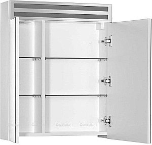 Зеркальный шкаф De Aqua Эколь 185083 60 белый купить в интернет-магазине сантехники Sanbest