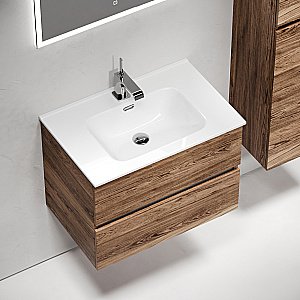 Тумба с раковиной Sancos Urban 70 UR70ECH дуб чарльстон для ванной в интернет-магазине Sanbest