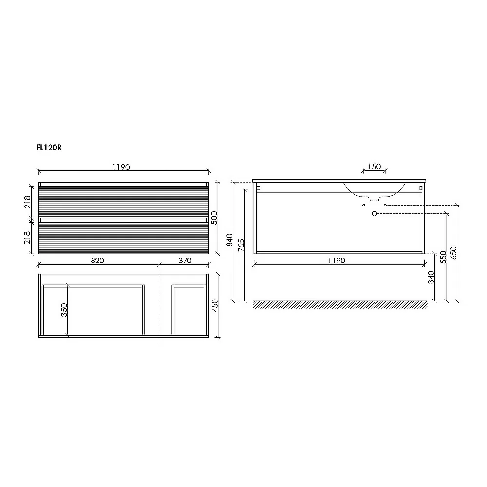 Тумба с раковиной Sancos Folk FL120W 120 Bianco для ванной в интернет-магазине Sanbest