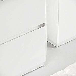 Тумба с раковиной Sancos Libra Floor 60 LB60FW белая для ванной в интернет-магазине Sanbest