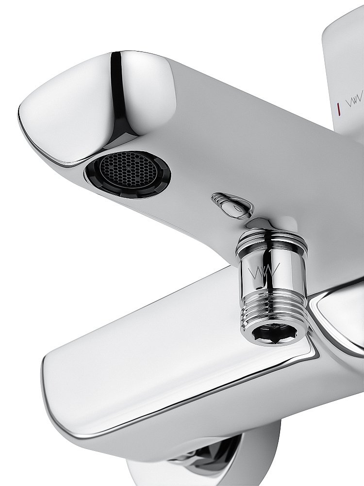 Смеситель для ванны WONZON & WOGHAND SHARK, Хром (WW-48B3101-CR) купить в интернет-магазине сантехники Sanbest