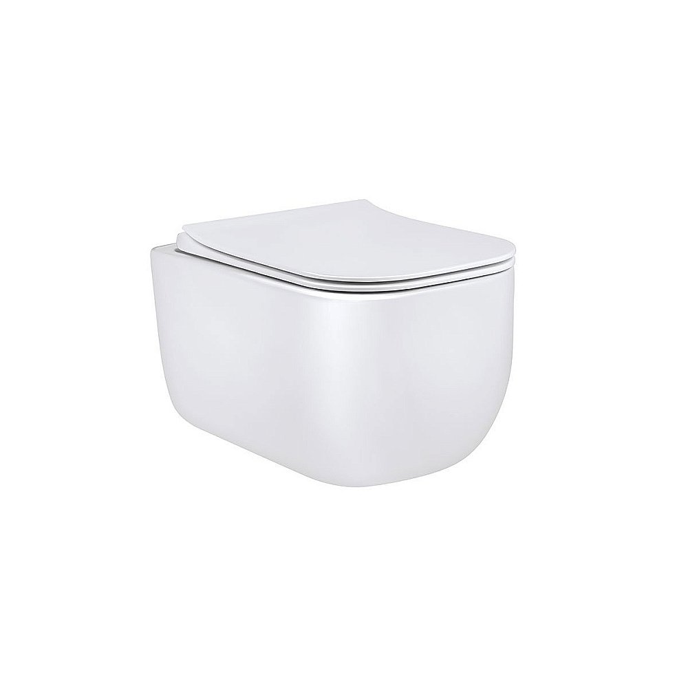 Унитаз подвесной Vincea Form VT1-35 безободковый, с крышкой микролифт, белый купить в интернет-магазине Sanbest