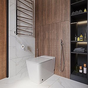 Унитаз приставной Grossman GR-PR-5501impuls с крышкой микролифт купить в интернет-магазине Sanbest