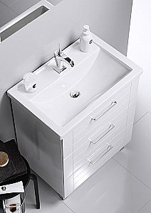 Тумба с раковиной напольная AQWELLA Манчестер Т8/3 для ванной в интернет-магазине Sanbest