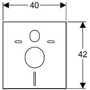 Панель шумоизоляционная Geberit 156.050.00.1 купить в интернет-магазине сантехники Sanbest