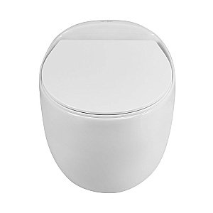 Унитаз Art&Max FORLI AM020CHR/SC белый, с крышкой микролифт, безободковый купить в интернет-магазине Sanbest