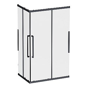 Душевой уголок AM.PM Func Square Slide W84G-403-12090-BТ 120х90 стекло прозрачное/профиль черный матовый купить в интернет-магазине Sanbest