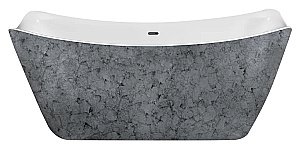 Ванна акриловая Lagard Meda lgd-mda-ts 170х78 белая,серебро купить в интернет-магазине Sanbest
