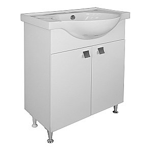 Тумба с раковиной Loranto Стиль София CS00073483 60 белая для ванной в интернет-магазине Sanbest