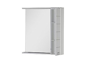 Зеркало со шкафом Aquanet Доминика 80 белое в ванную от интернет-магазине сантехники Sanbest
